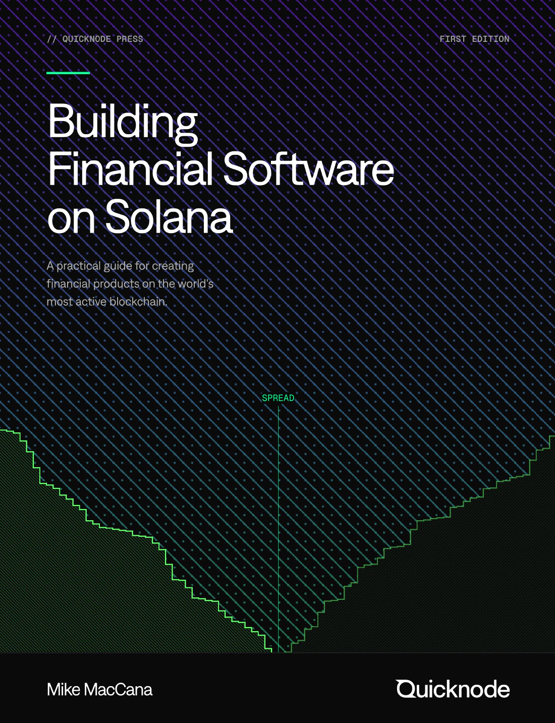 Cover of Building Financial Software on Solana by Mike MacCana