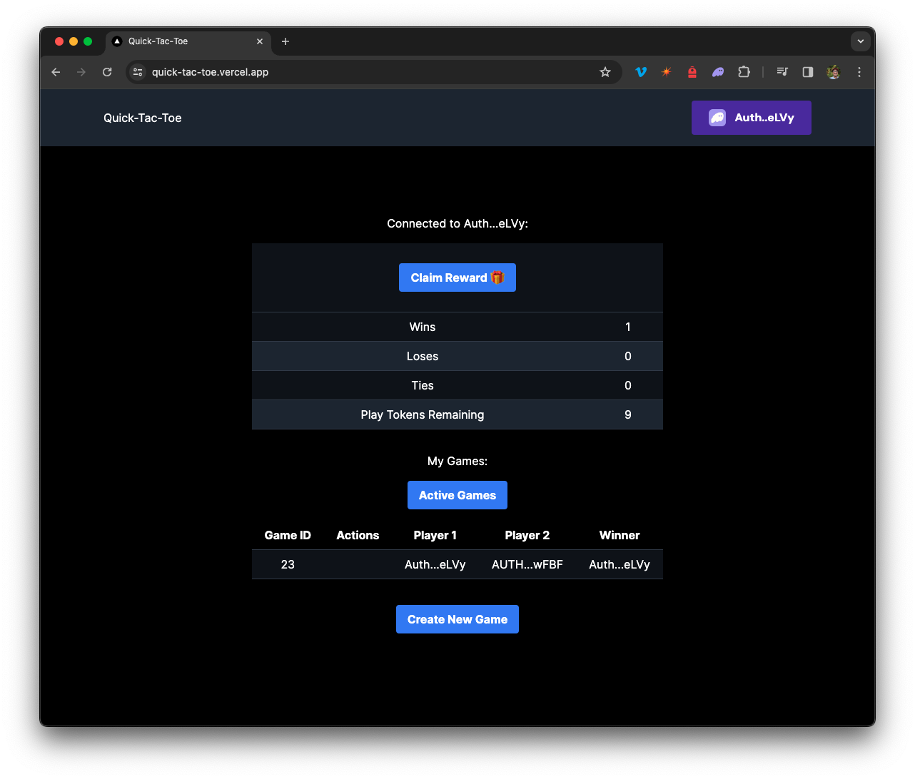 Create Account