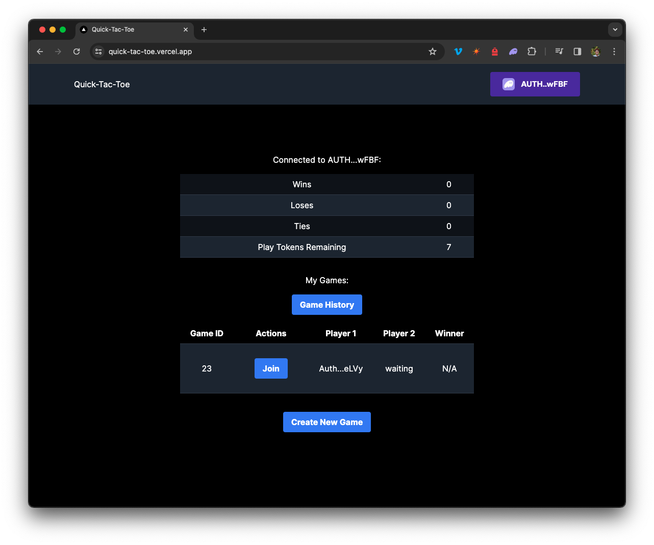 Create Account