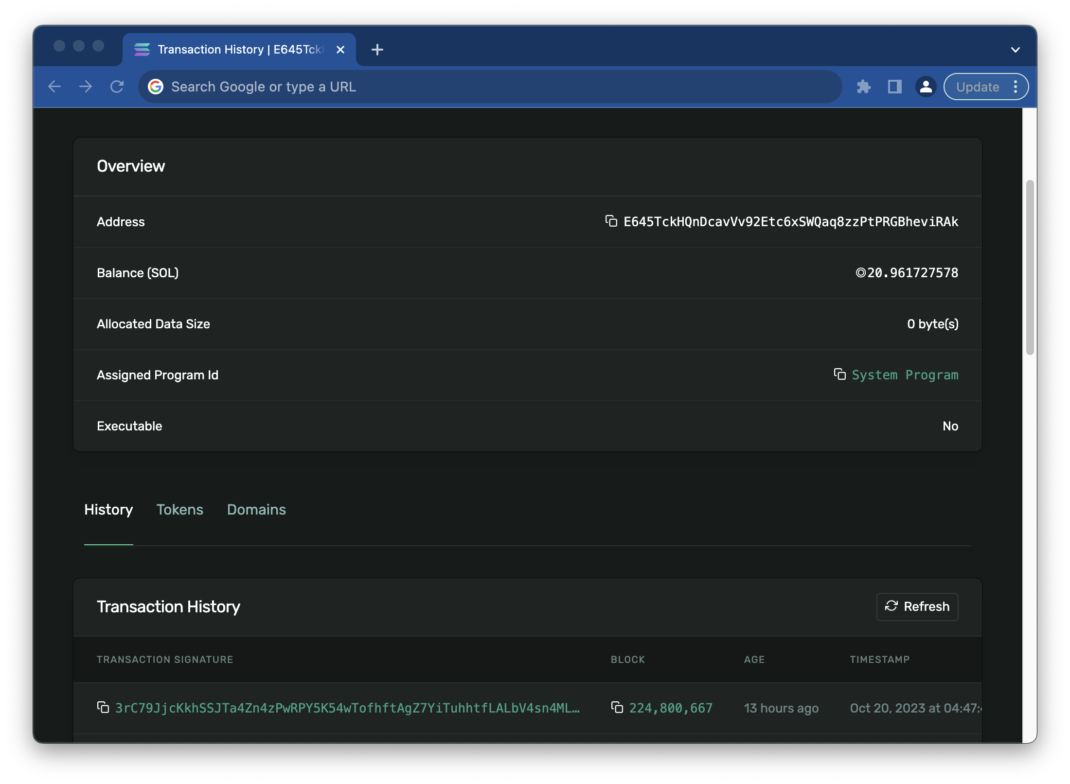 Account View