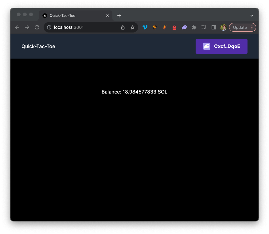 Example Solana Balance
