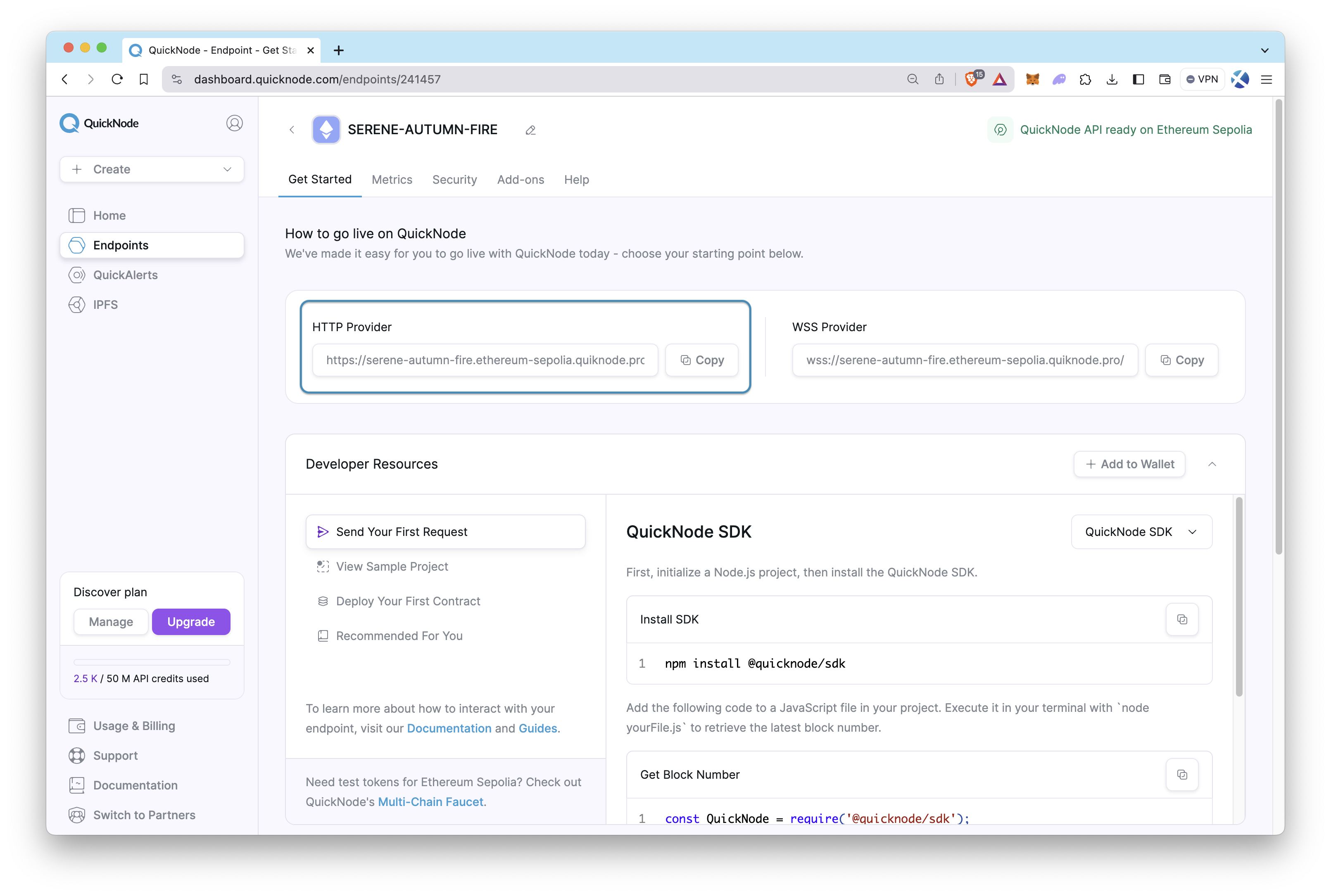Quicknode Endpoint