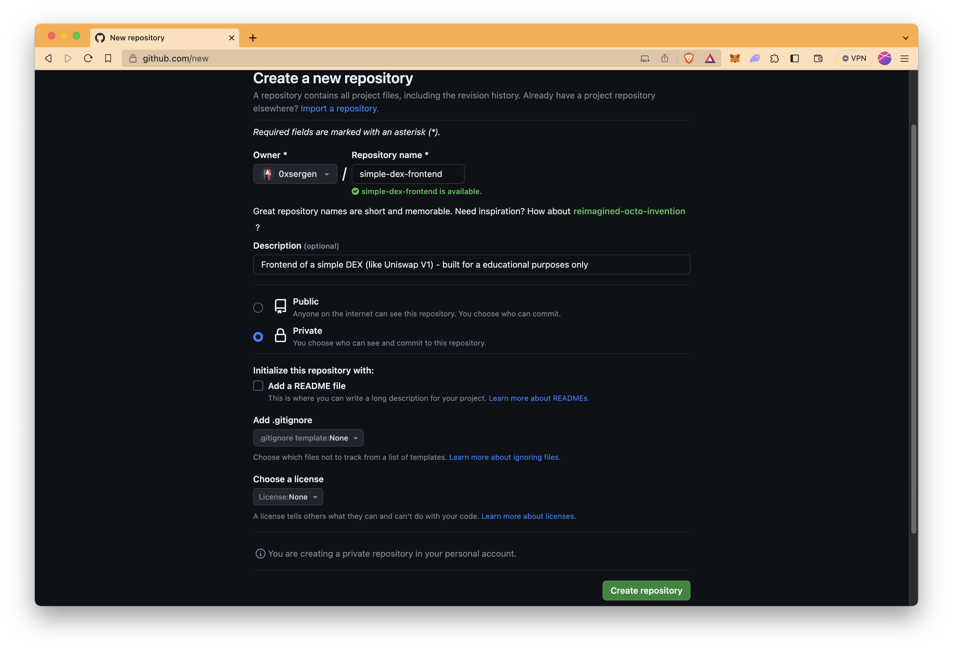 New Repository