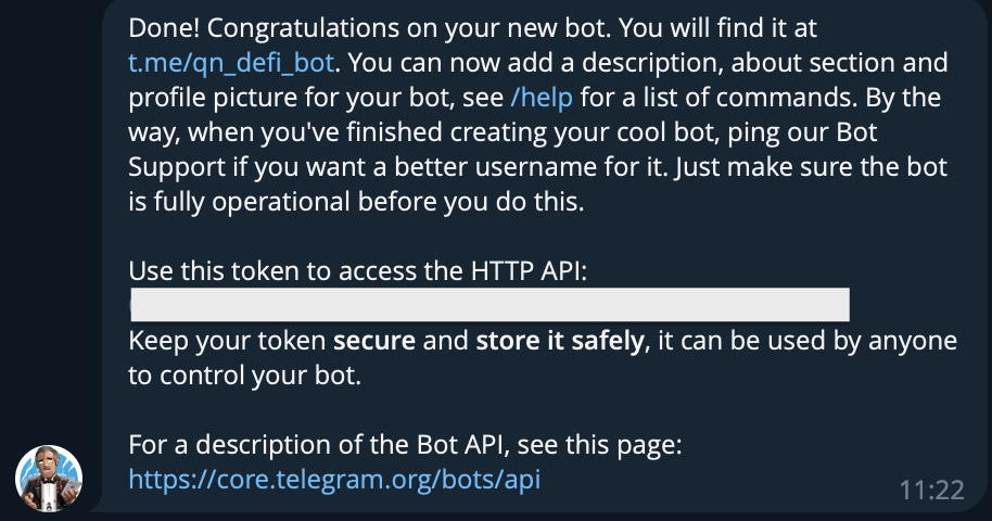 Telegram Bot Token