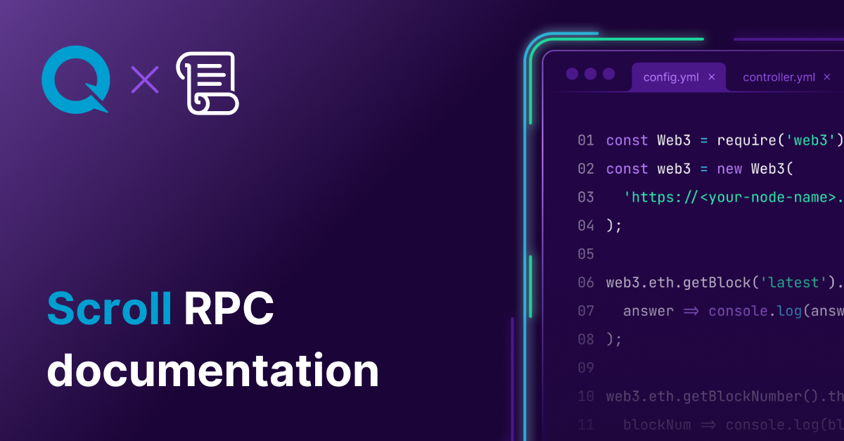 Quicknode scroll json rpc api overview quicknode docs