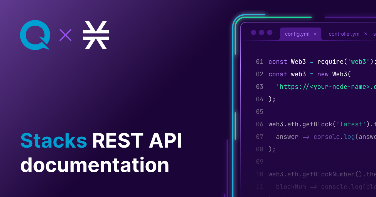 Quicknode stacks rest api endpoints quicknode docs