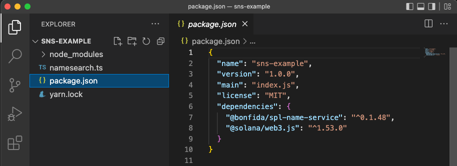 SNS Query Node Enviroment