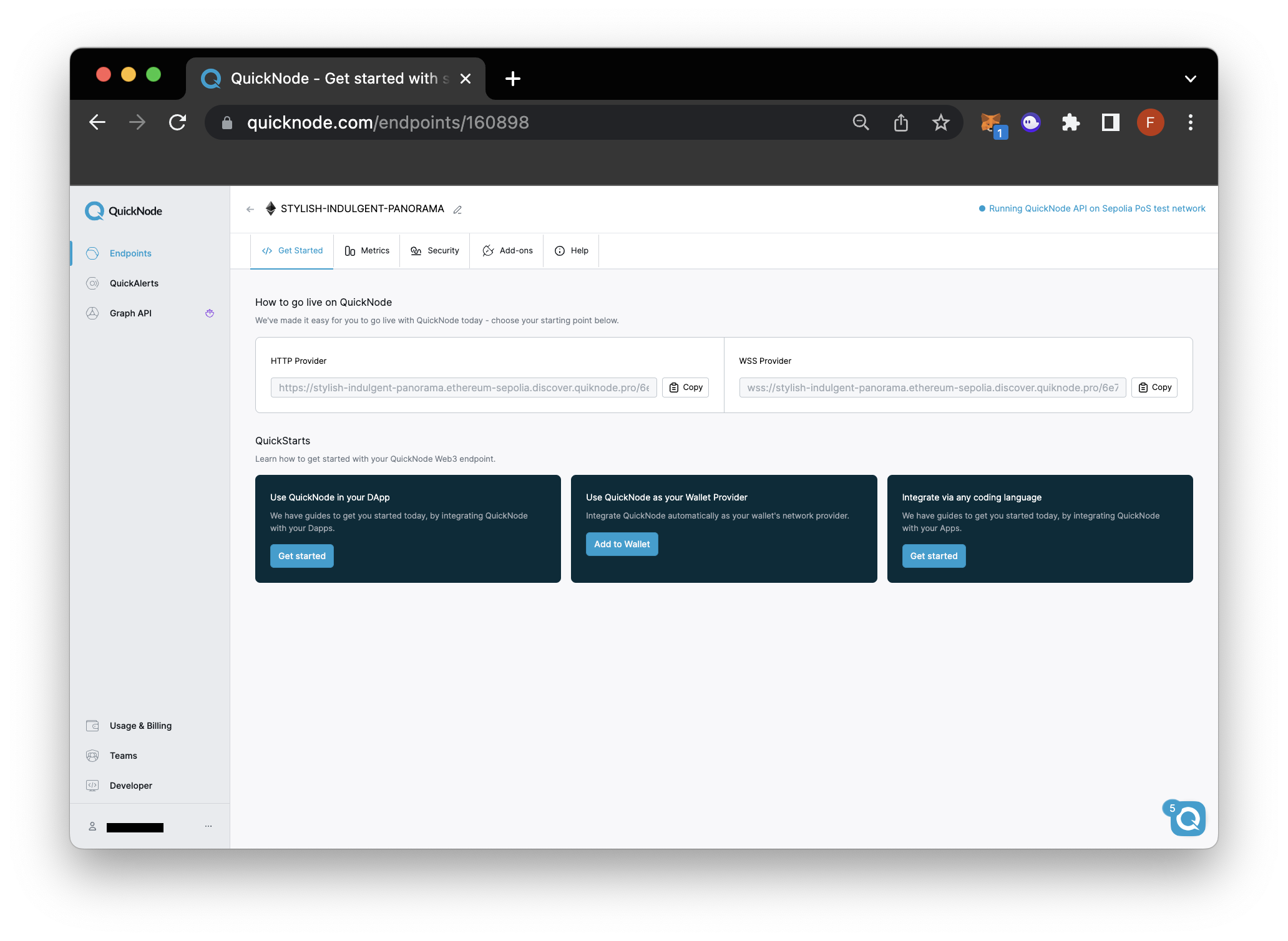 QuickNode Endpoint