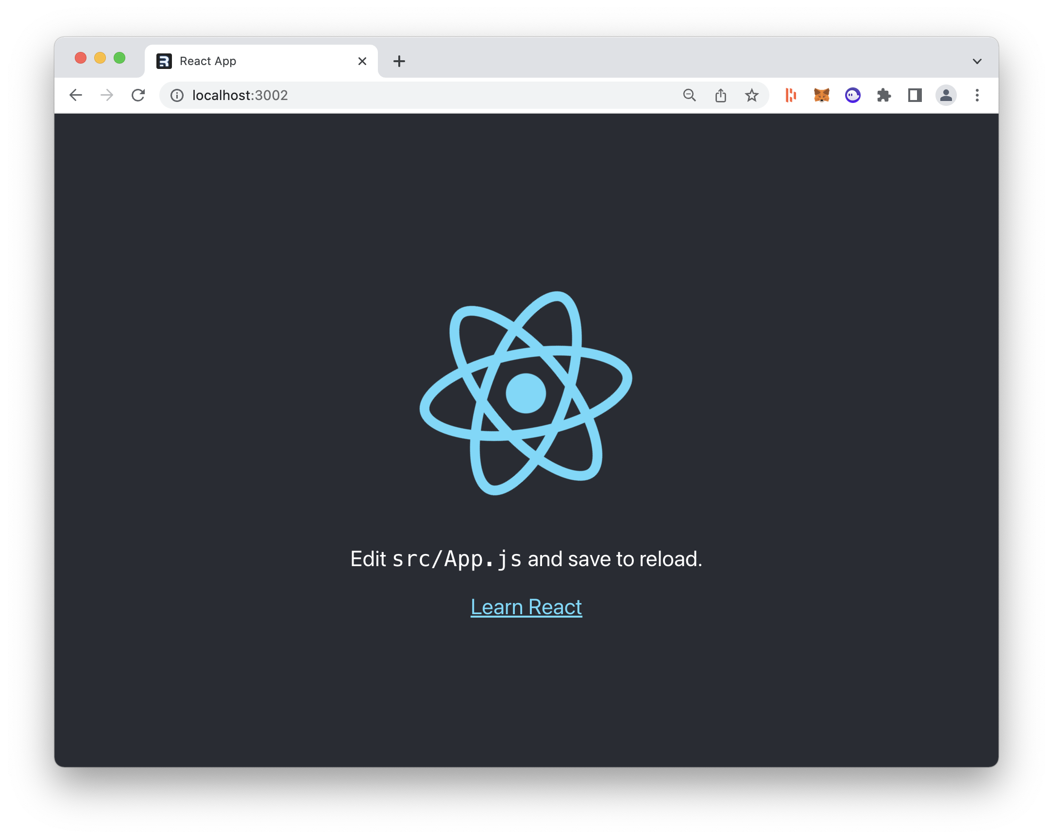 Running the React App