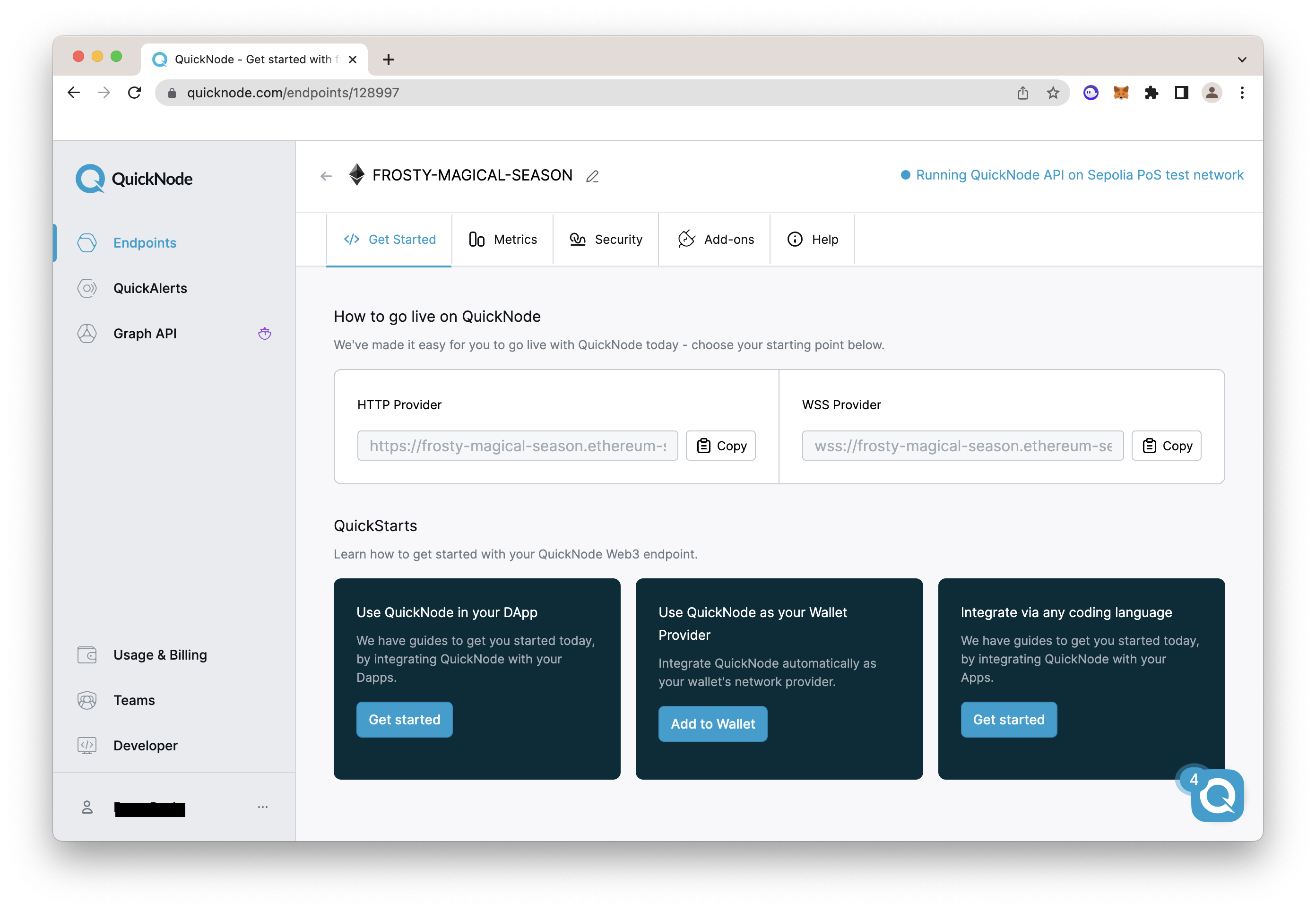 QuickNode Endpoint