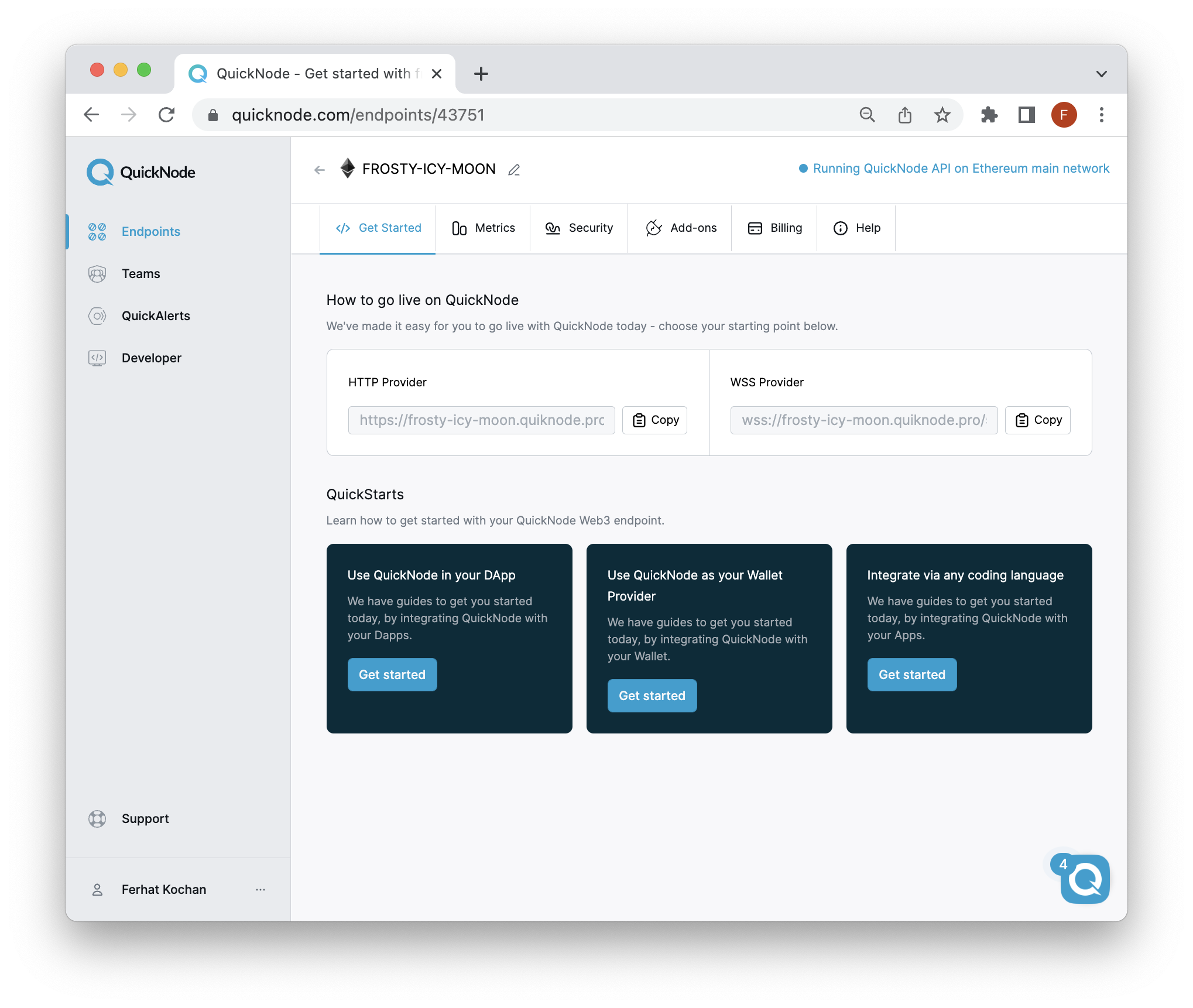 QuickNode Endpoint