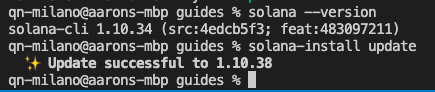 Solana CLI Update Complete
