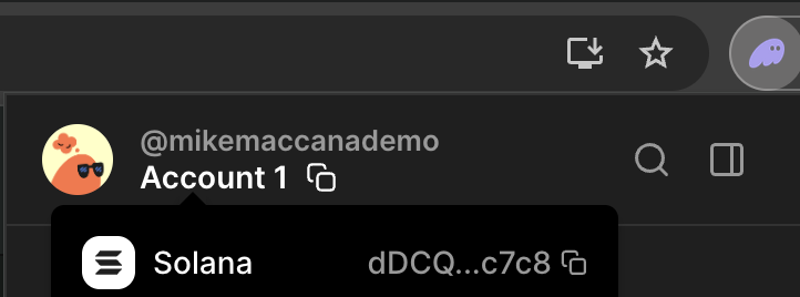 &#39;Phantom Wallet Copy Button&#39;