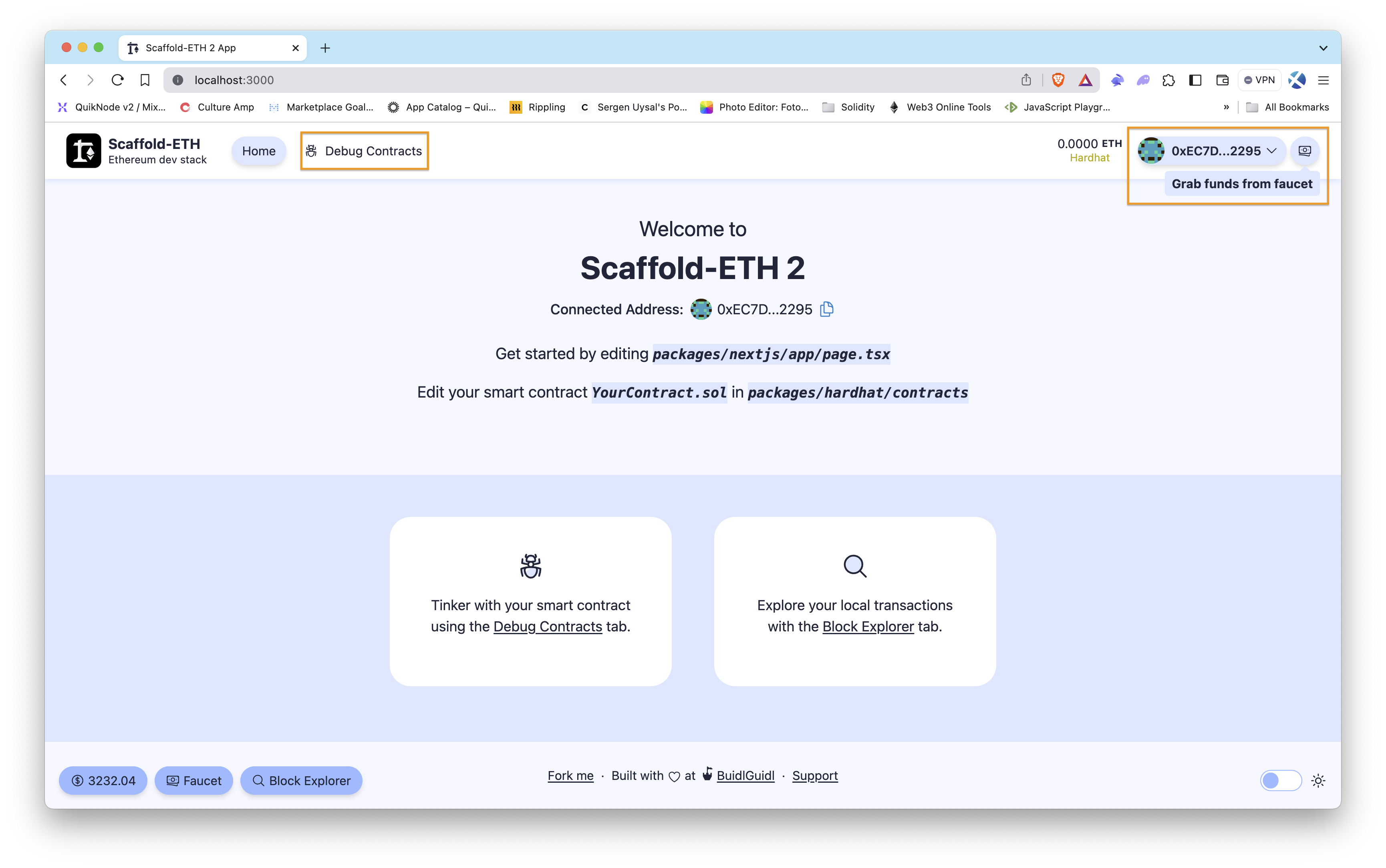 Scaffold ETH Homepage