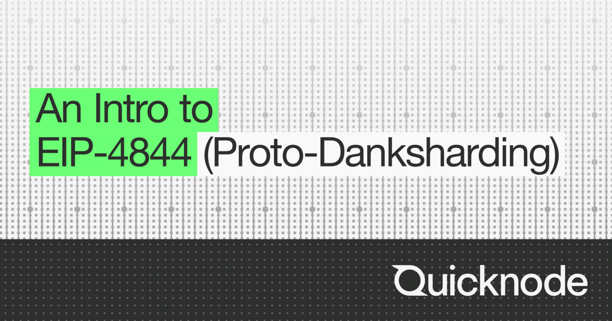 EIP-4844 and Proto-Danksharding | Vibepedia