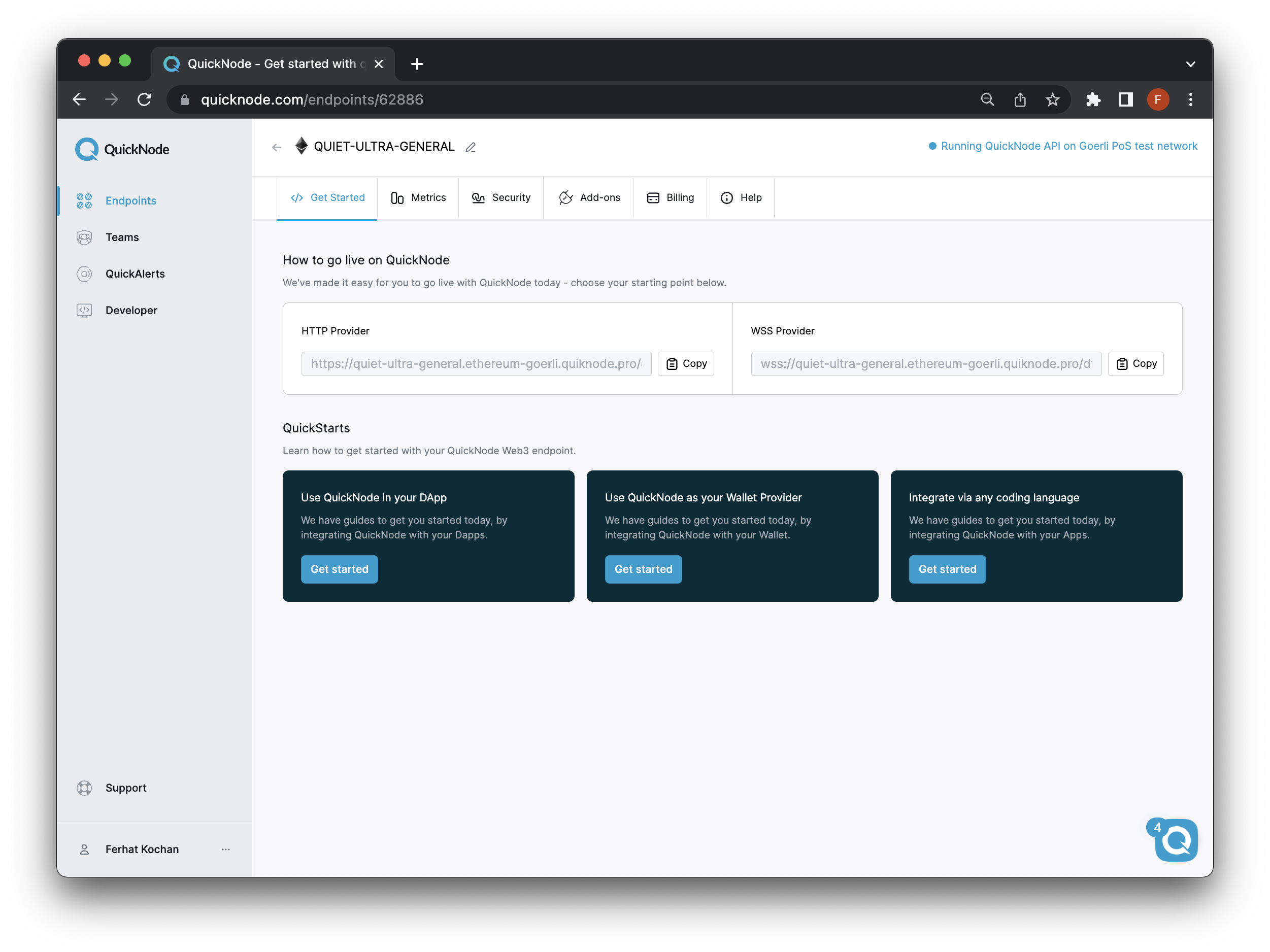 QuickNode Endpoint