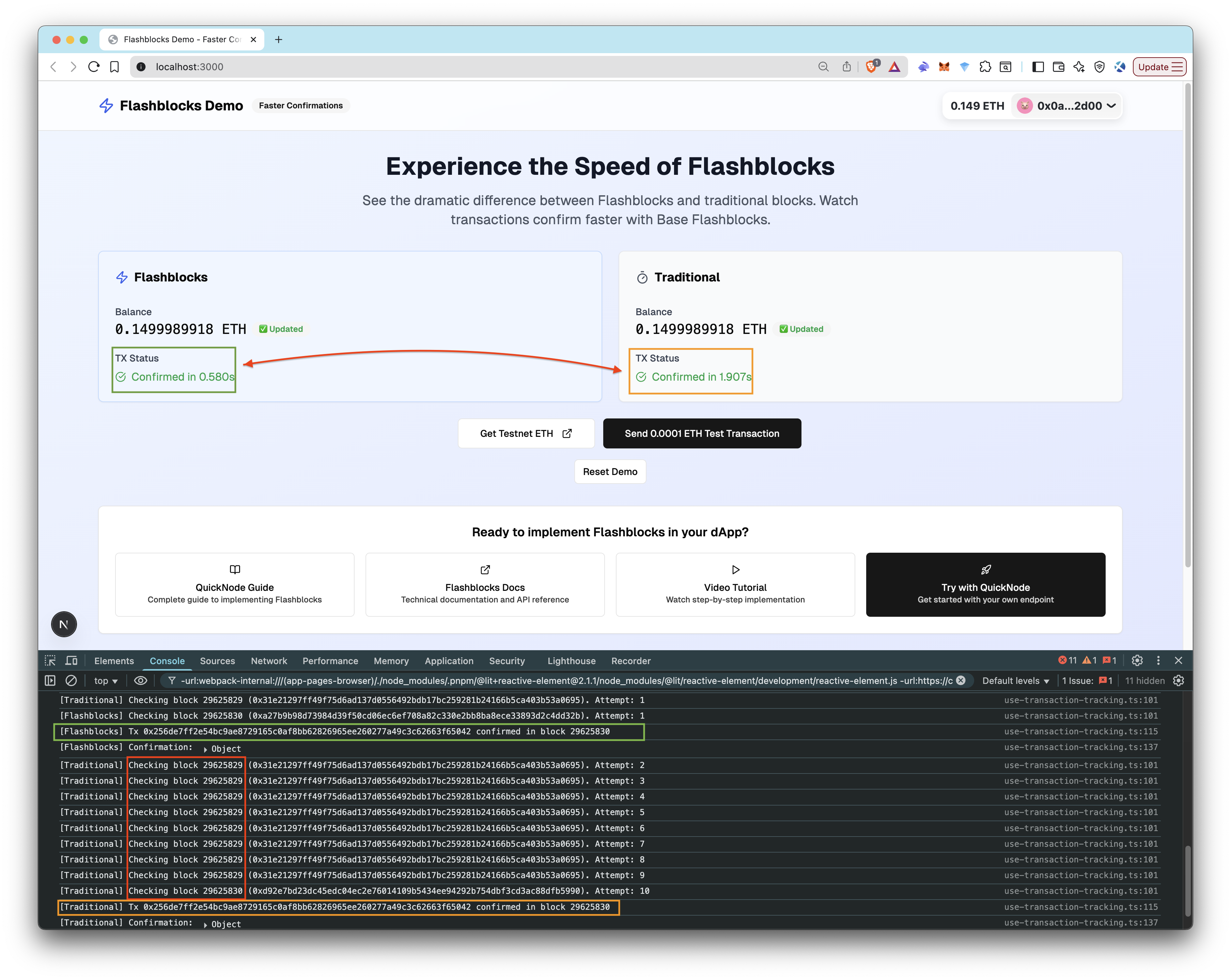 Flashblocks Demo