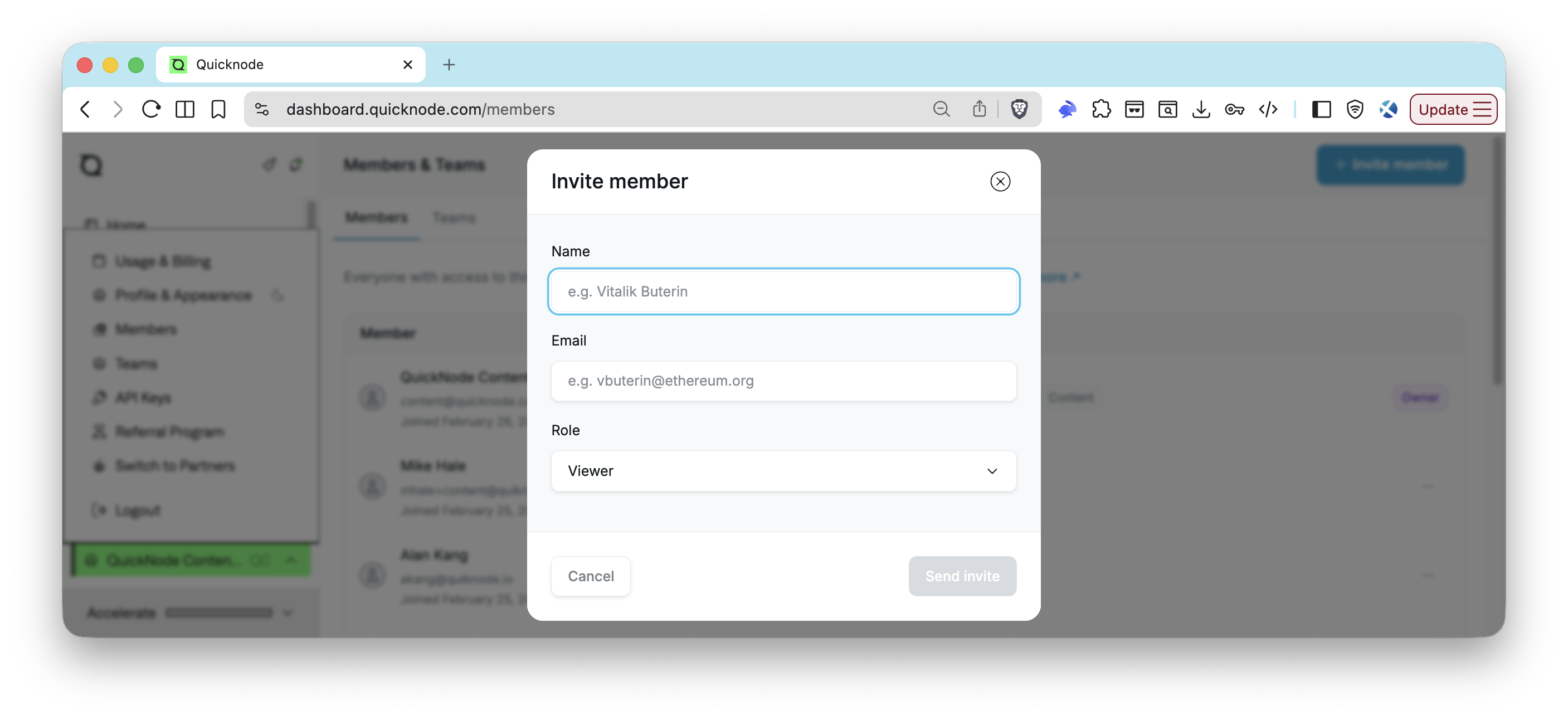 RBAC - Invite Users