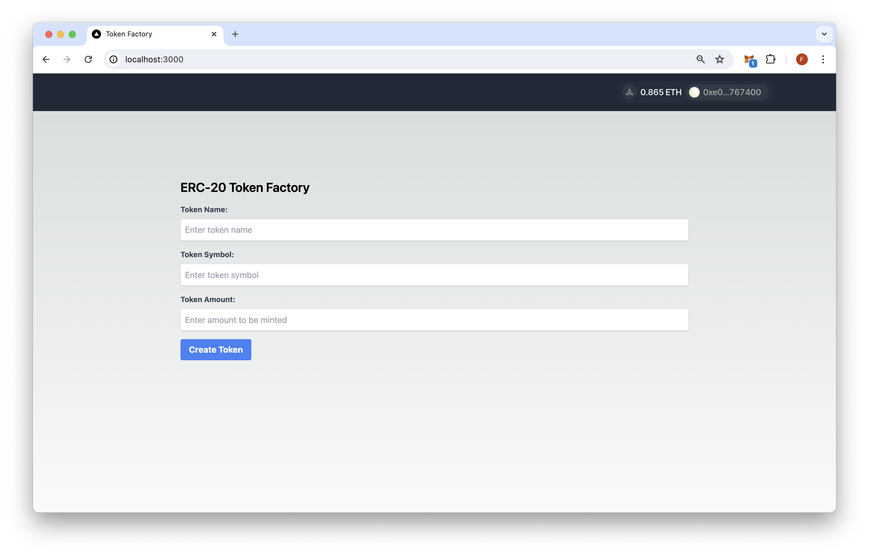 Sample app preview
